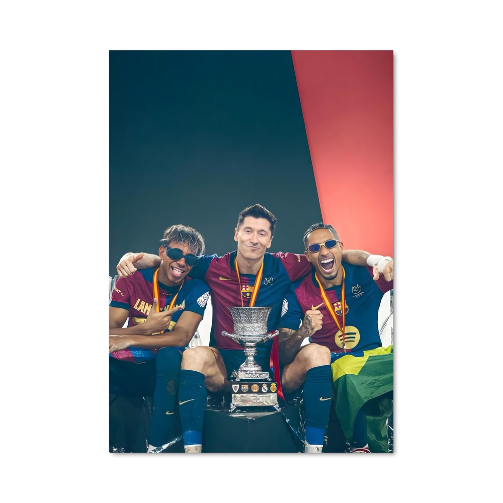 Poster Robert lewandowski grenat